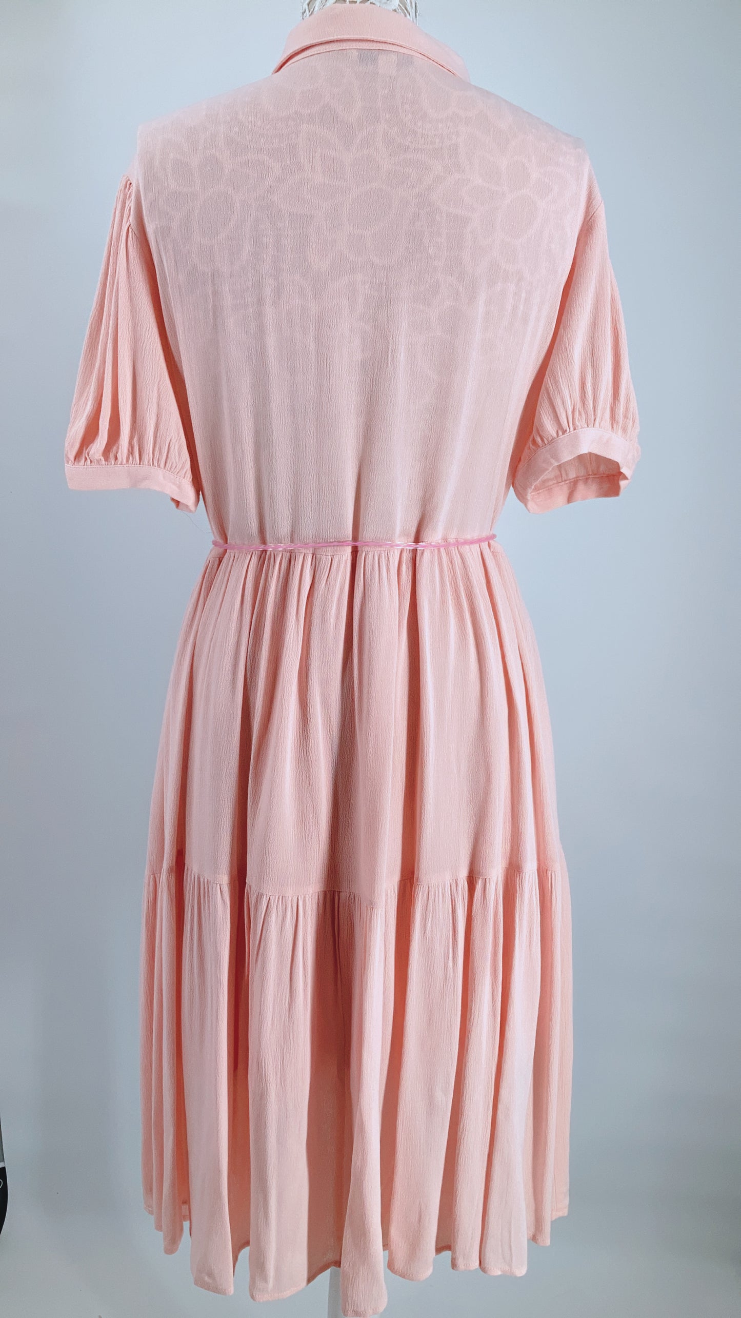 Pleated Polo Dress