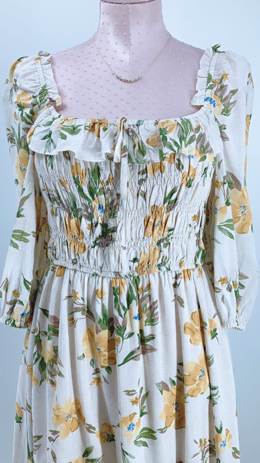 Daffodil Print Dress