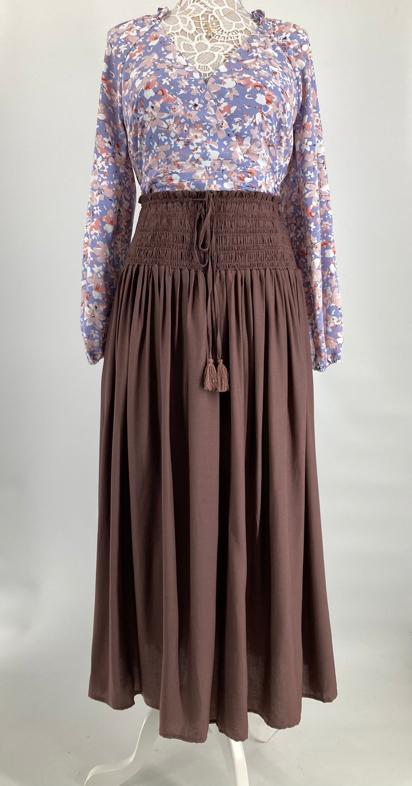 Smoked Maxi Skirt